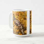 Elegant Pheasant William Morris Inspiriert Kaffeetasse (Vorderseite Links)