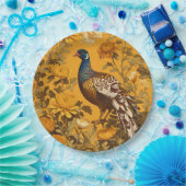 Elegant Pheasant William Morris Inspiriert Pappteller (Party)