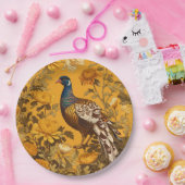 Elegant Pheasant William Morris Inspiriert Pappteller (Party)
