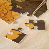 Elegant Pheasant William Morris Inspiriert Puzzle (Seite)