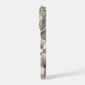 Elegant Phone Case with Pink and White Roses iPhone Hülle (Linke Seite)