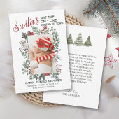 Elegant Photo Christmas Baby Birth Announcement Dankeskarte