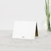 Elegant Photo Classic Wedding Dankeskarte (Rückseite)