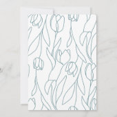 Elegant Photo Happy Easter  Feiertagskarte (Rückseite)