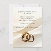 Elegant Photo Wedding Invitation Card – Modern Einladung (Rückseite)