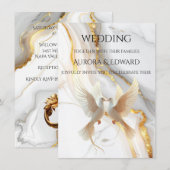 Elegant Photo Wedding Invitation Card – Modern Einladung (Vorne/Hinten)