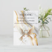 Elegant Photo Wedding Invitation Card – Modern Einladung (Stehend Vorderseite)