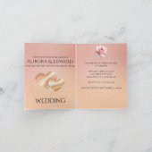 Elegant Photo Wedding Invitation Card – Modern Einladung (Innenseite)