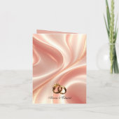 Elegant Photo Wedding Invitation Card – Modern Einladung (Rückseite)