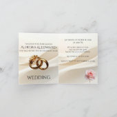 Elegant Photo Wedding Invitation Card – Modern Einladung (Innenseite)