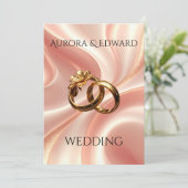 Elegant Photo Wedding Invitation Card – Modern Einladung (Stehend Vorderseite)