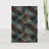 Elegant Piano Gold Brown Stripes Christmas Karte (Rückseite)