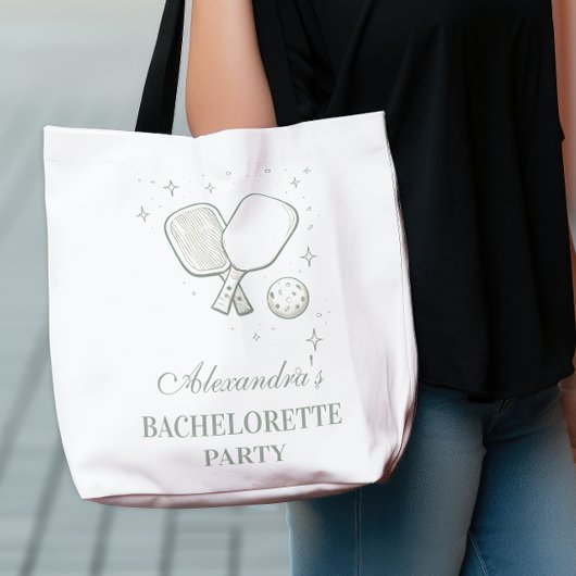 Elegant Pickleball Club Bachelorette Party Tasche
