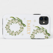 Elegant Pikake Lei iPhone Case (Rückseite (Horizontal))