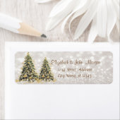 Elegant, Pine Trees, Glittery Bokeh (Insitu)