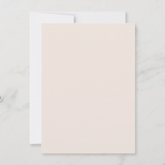 Elegant Pink 50. Hochzeitstag Einladung (Rückseite)