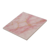 Elegant Pink and Gold Marble Pattern Ceramic Tile Fliese (Seite)