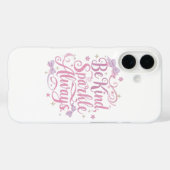 Elegant Pink and Purple Sparkle Script Case-Mate iPhone Hülle (Rückseite (Horizontal))