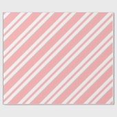 Elegant pink and white merry Christmas  Geschenkpapier (Flach)