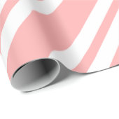 Elegant pink and white merry Christmas Geschenkpapier (Rolleneckpunkt)