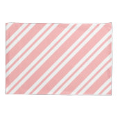 Elegant pink and white merry Christmas Kissenbezug (Rückseite)