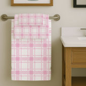 Elegant Pink Bath Towels Soft and Refined Look Badhandtuch Set