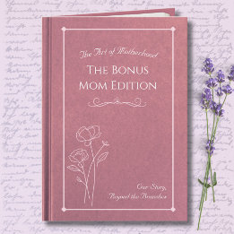 Elegant Pink Bonus Mom Storybook Mother’s Day Karte
