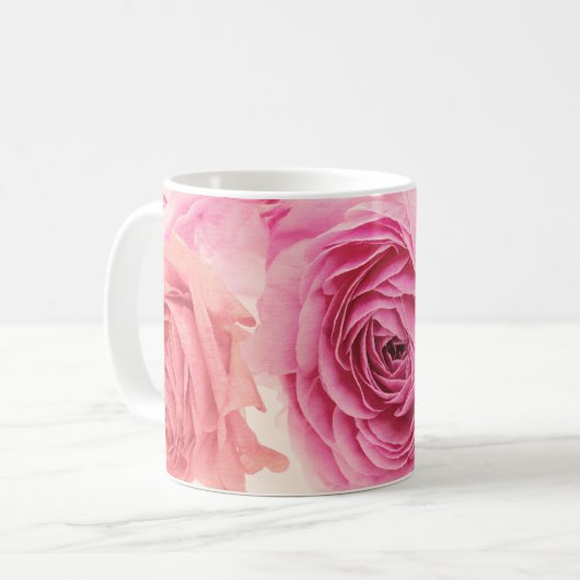 Elegant pink bouquets  kaffeetasse (Vorderseite Links)