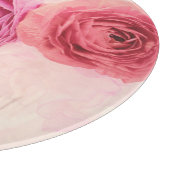 Elegant pink bouquets schneidebrett (Ecke)