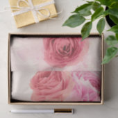 Elegant pink bouquets  seidenpapier (Geschenk)