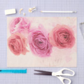 Elegant pink bouquets  seidenpapier (Handwerk)