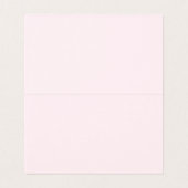 Elegant Pink Bow Theme Books for Baby Card (Innenseite Aufgefaltet)