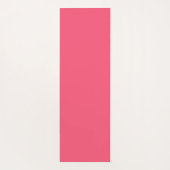 Elegant Pink Doe-patterned Christmas Yogamatte (Rückseite)