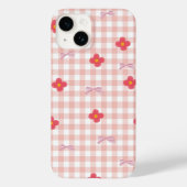 Elegant Pink Floral Phone Case (Rückseite)