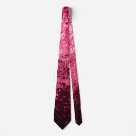 Elegant Pink Funkelnd Sequin Neck Tie Krawatte