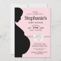 Elegant Pink Glam Tiffany Bow Theme Baby Shower