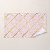 ELEGANT PINK GOLD 2 DIAMOND BADEZIMMER TOWEL SET (Handtuch)