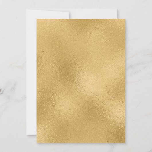 Elegant Pink Gold Cross First Holy Communion Einladung (Rückseite)