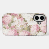 Elegant Pink Hydrangea Watercolor Case-Mate iPhone Hülle (Rückseite (Horizontal))