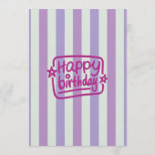 Elegant Pink Macaron 30th Birthday Party  Einladung (Rückseite)