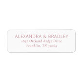 Elegant Pink Minimalist (Vorne)