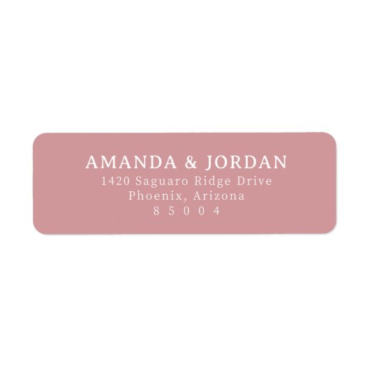 Elegant Pink Minimalist (Vorne)