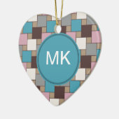 Elegant Pink Nectar Keramik Ornament (Links)