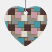 Elegant Pink Nectar Keramik Ornament (Hinten)