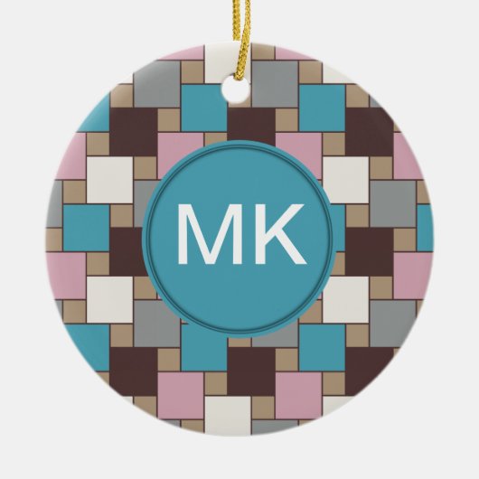 Elegant Pink Nectar Keramikornament (Vorne)