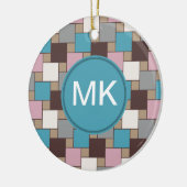 Elegant Pink Nectar Keramikornament (Links)