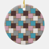 Elegant Pink Nectar Keramikornament (Hinten)