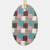 Elegant Pink Nectar Keramikornament (Links)