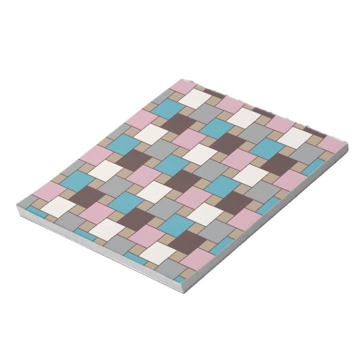 Elegant Pink Nectar Notizblock (Rotiert)