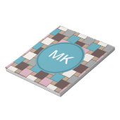 Elegant Pink Nectar Notizblock (Rotiert)